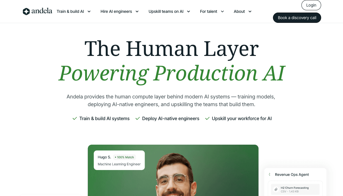 Screenshot of Andela Talent Accelerator project